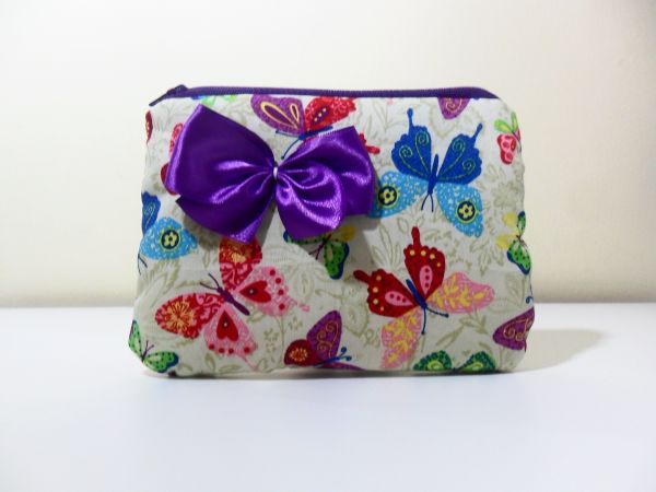 Necessaire Pequena Borboleta Americana